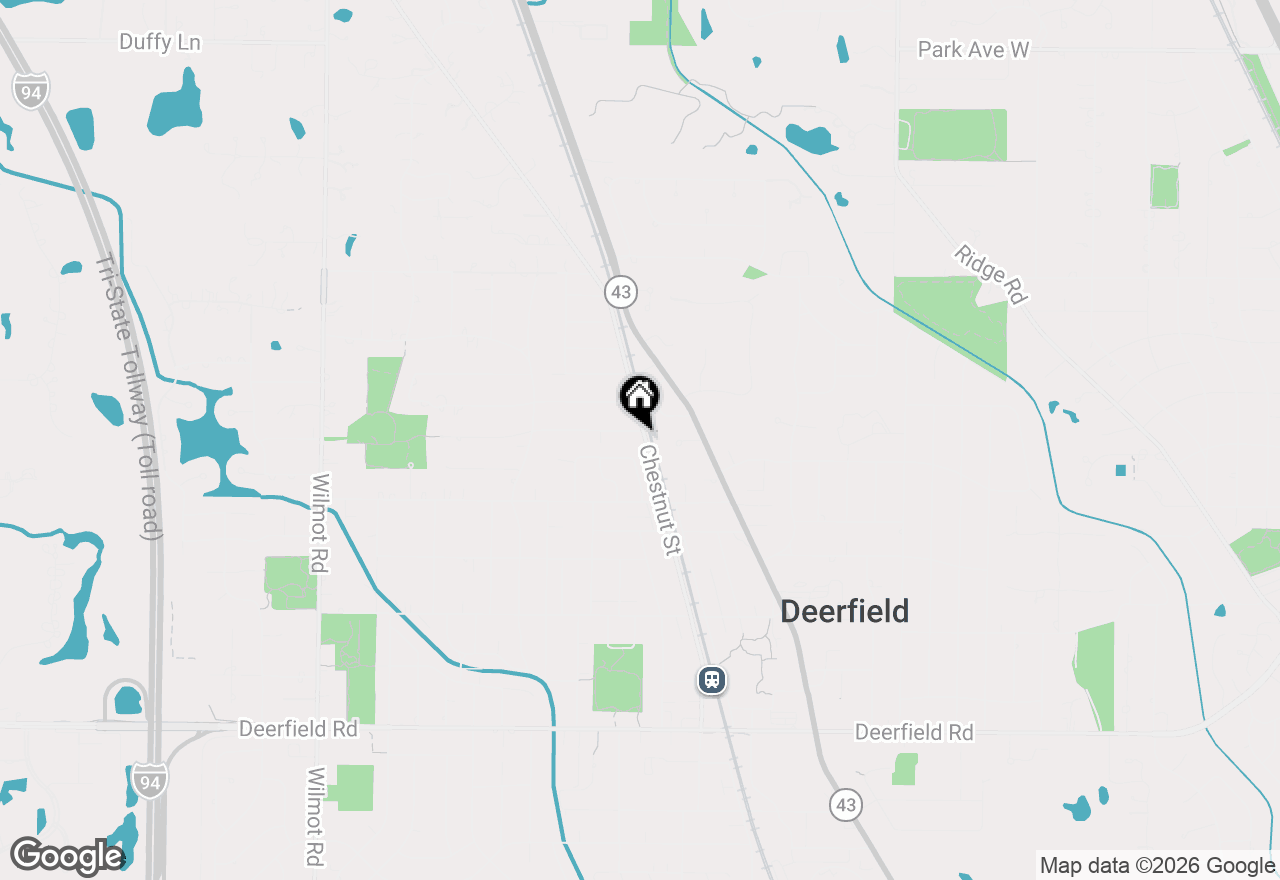 Map of 1029 Elmwood Avenue, Deerfield, IL 60015