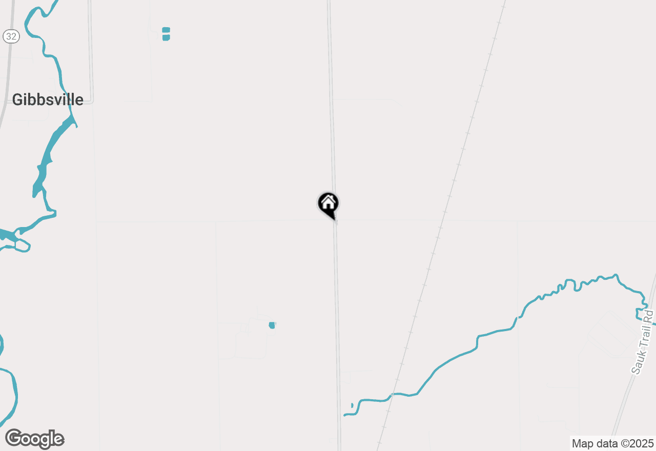 Map of N2884 County Road A E, Oostburg, WI 53070