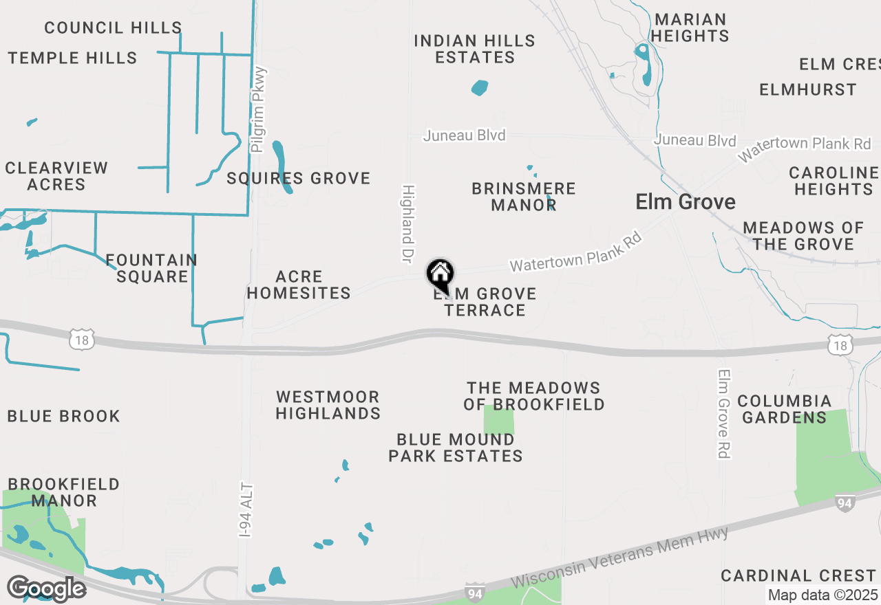Map of 14635 Wisconsin Ave, Elm Grove, WI 53122