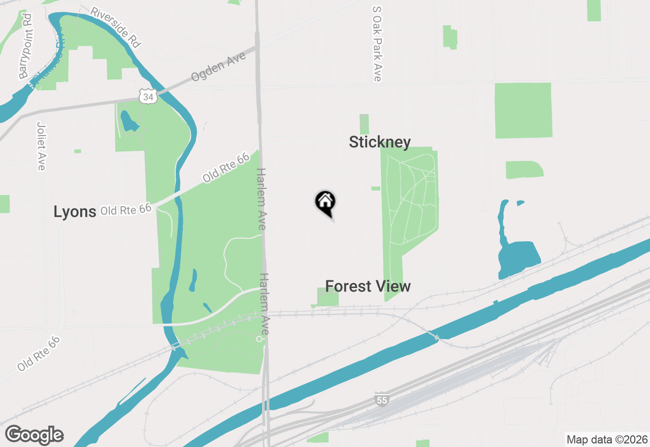 Map of 4337 Home Avenue, Stickney, IL 60402