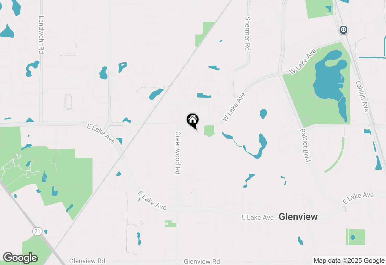 Map of 1732 Pickwick Lane, Glenview, IL 60026