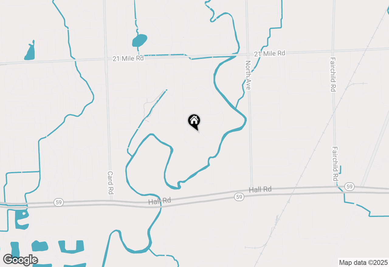 Map of 22587 Timbercrest Dr, Macomb, MI 48044