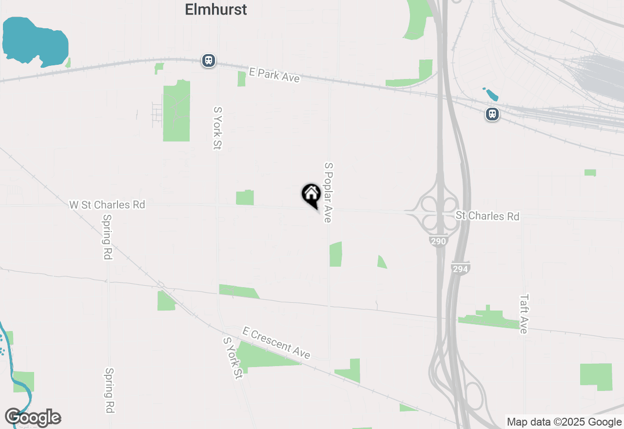 Map of 377 S Prairie Avenue, Elmhurst, IL 60126