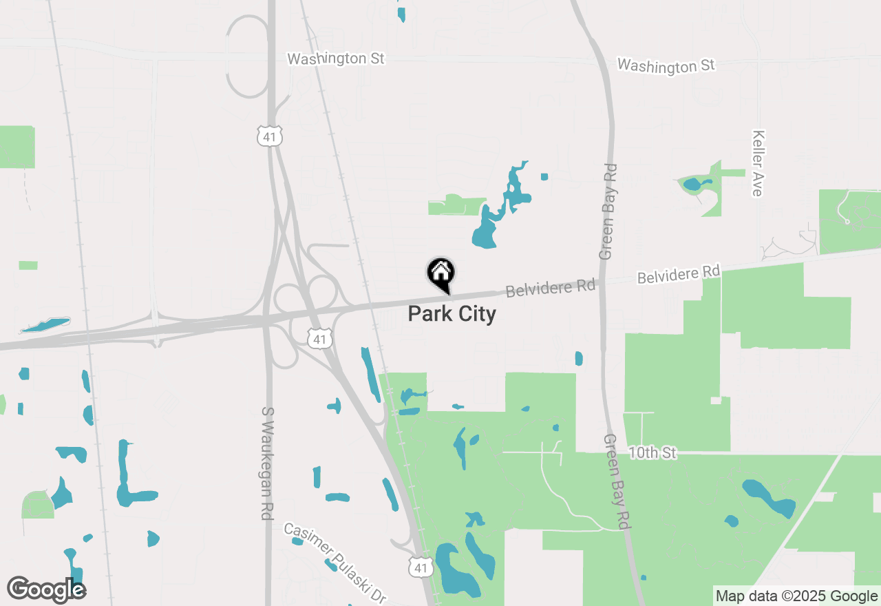 Map of 3810 1st Street, Park City, IL 60085