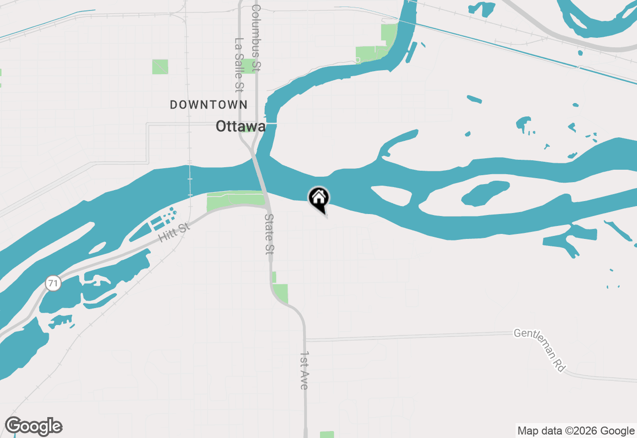 Map of 401 E Prospect Avenue, Ottawa, IL 61350