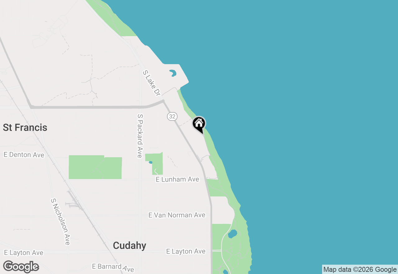 Map of 4100 S Lake Dr #216, Saint Francis, WI 53235