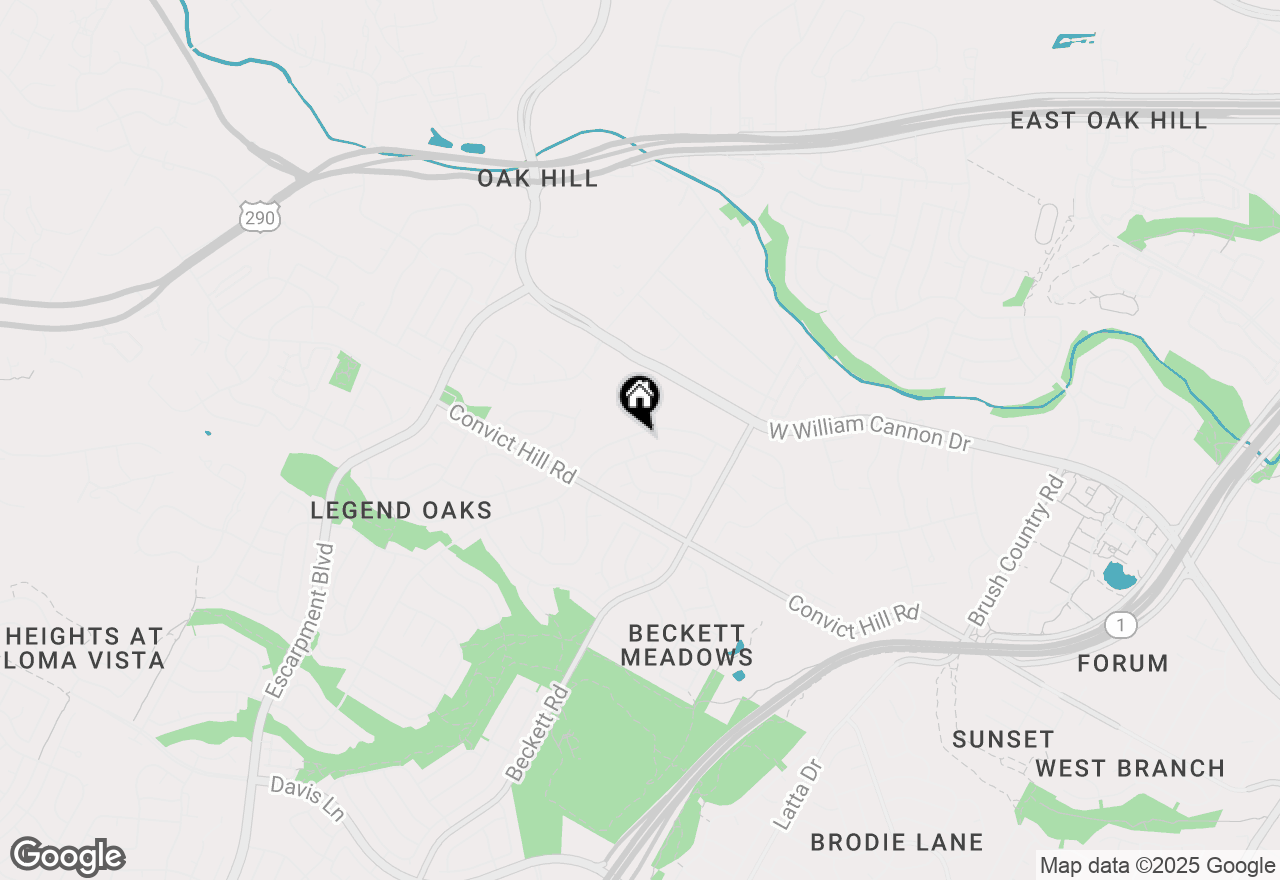 Map of 5615 Abilene Trl, Austin, TX 78749