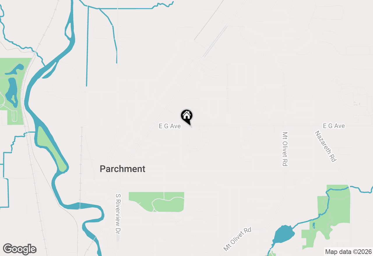 Map of 1606 E G Avenue, Kalamazoo, MI 49004