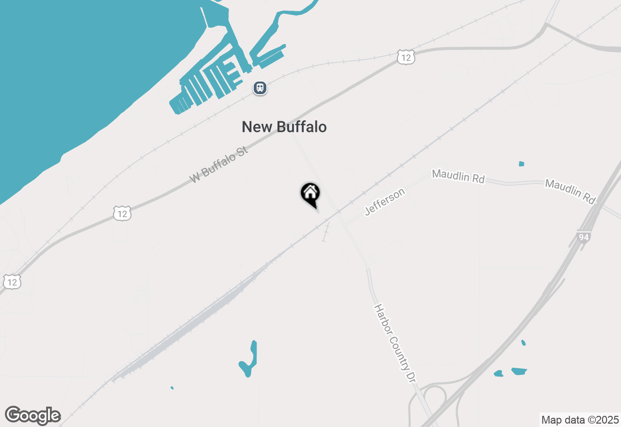 Map of 425 S Barker Street, New Buffalo, MI 49117