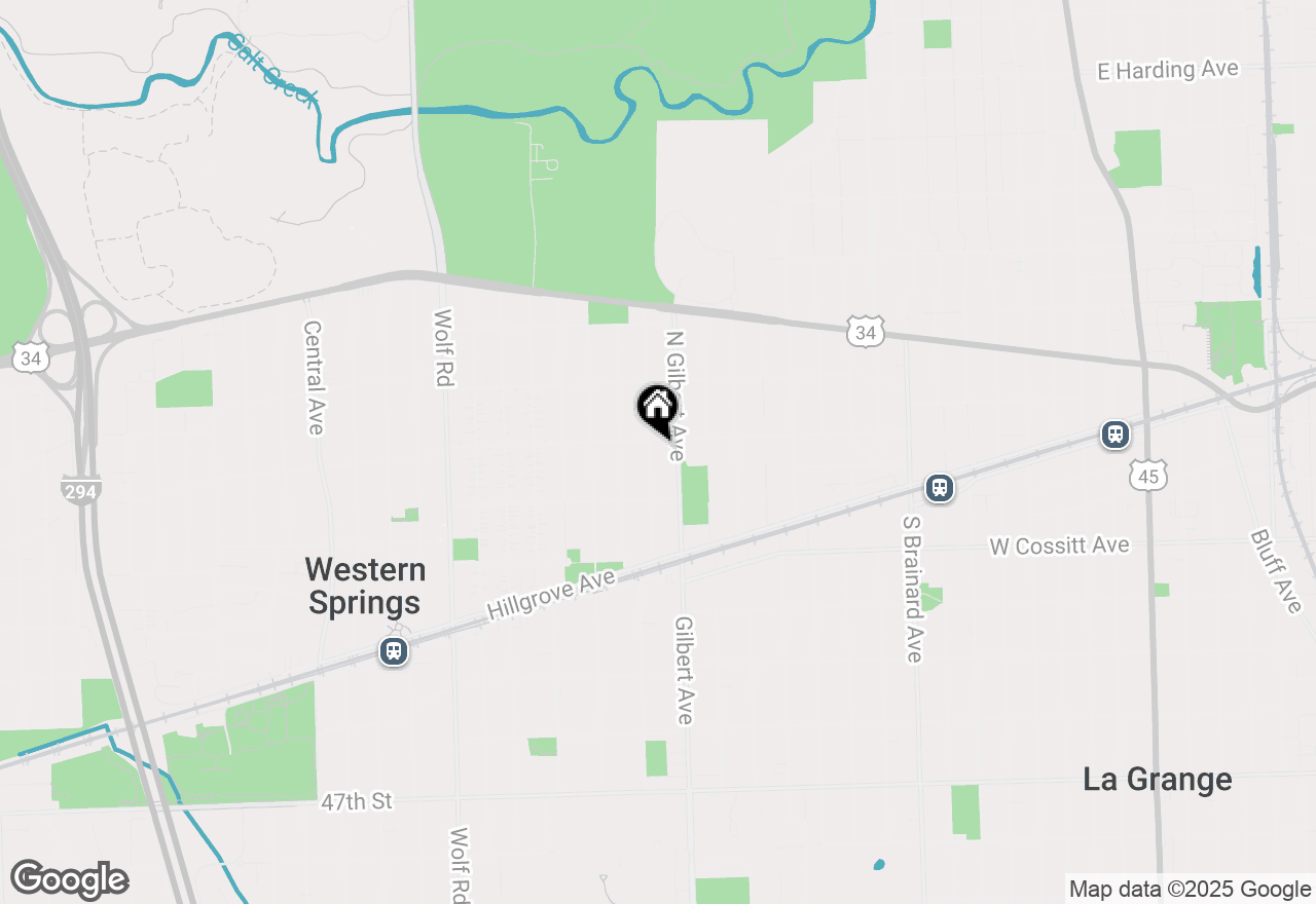 Map of 4107 Harvey Avenue, Western Springs, IL 60558