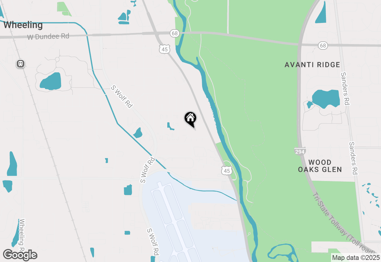 Map of 511 Prestwick Lane #207, Wheeling, IL 60090