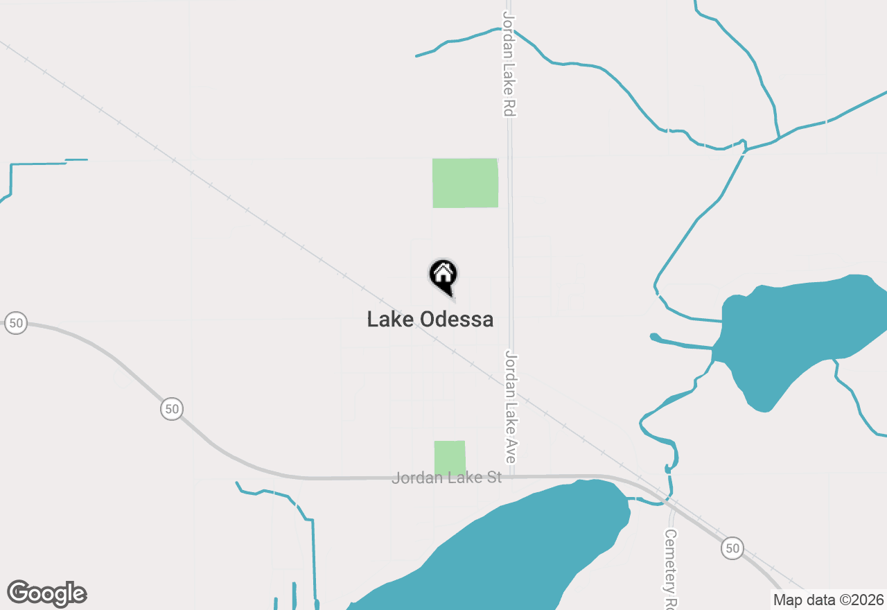 Map of Lot 1 Ionia Street, Lake Odessa, MI 48849