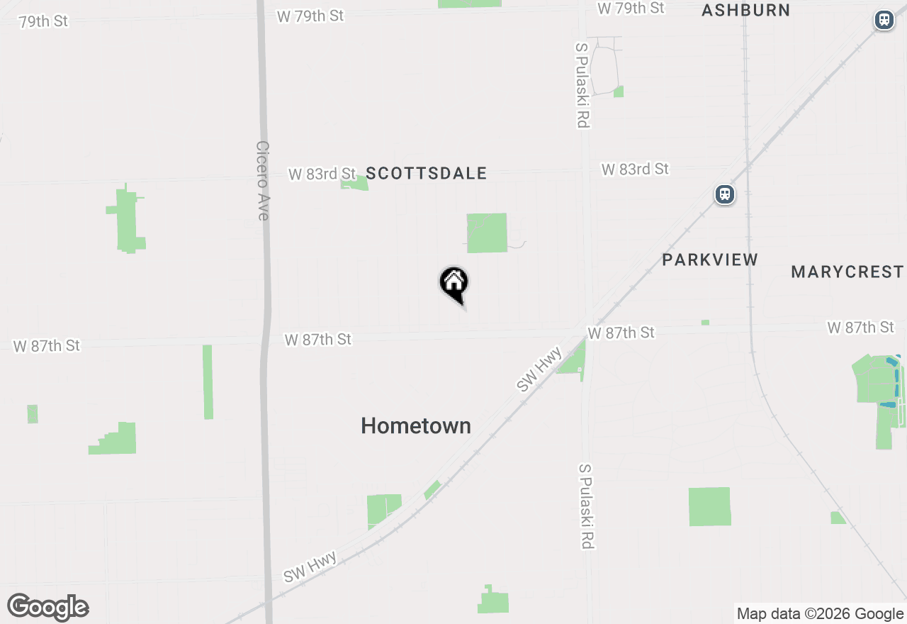 Map of 8625 S Kolin Avenue, Chicago, IL 60652