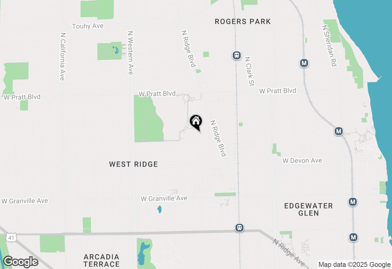 Map of 6539 N Seeley Avenue #2N, Chicago, IL 60645