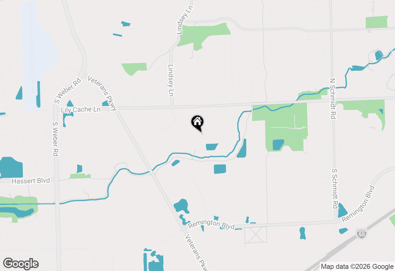 Map of 184 Fox Bend Circle, Bolingbrook, IL 60440