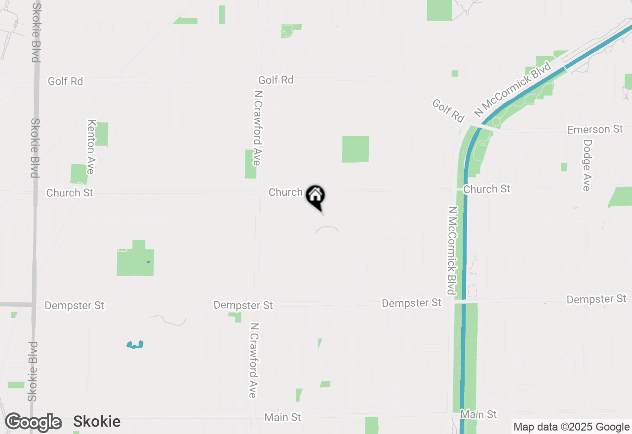 Map of 3750 Davis Street, Skokie, IL 60076