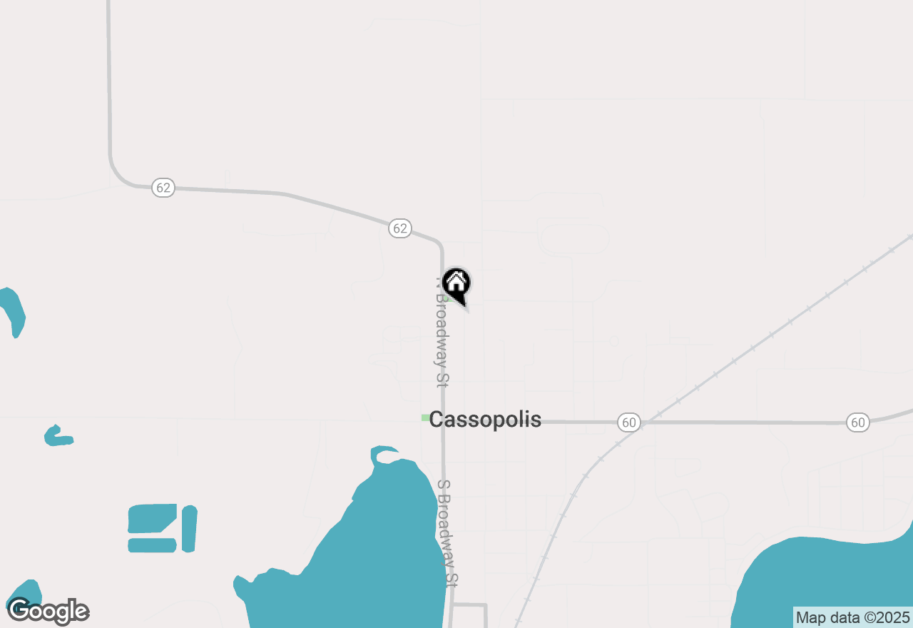 Map of 259 N Rowland Street, Cassopolis, MI 49031