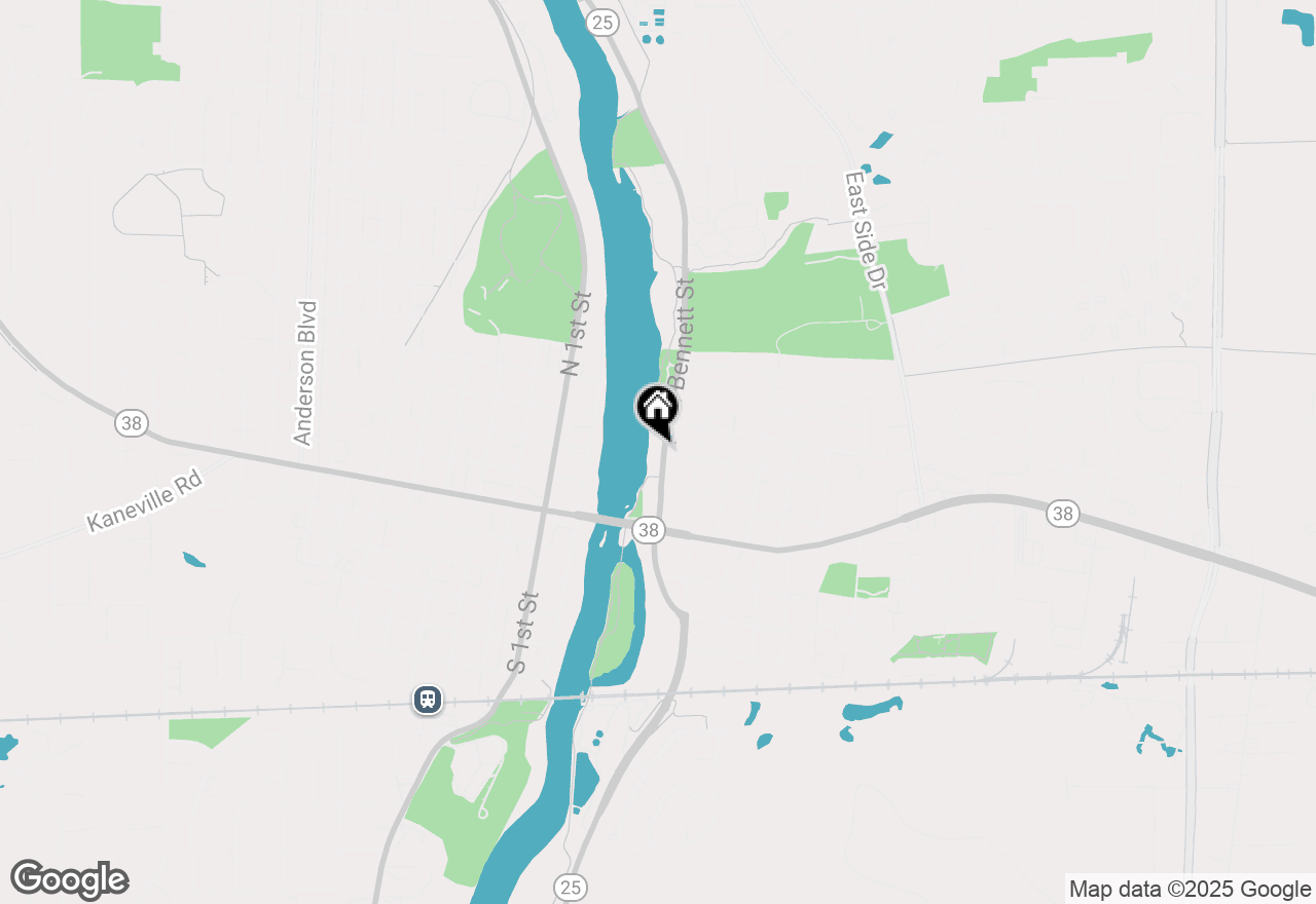 Map of 202 N Bennett Street, Geneva, IL 60134