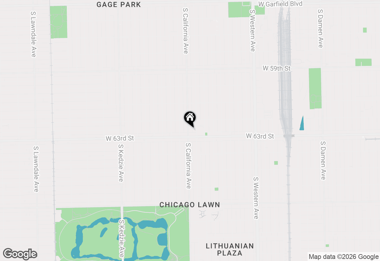 Map of 6237 S California Avenue, Chicago, IL 60629