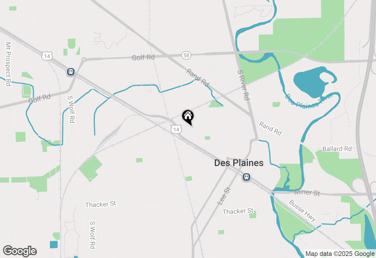 Map of 370 S Western Avenue #505, Des Plaines, IL 60016