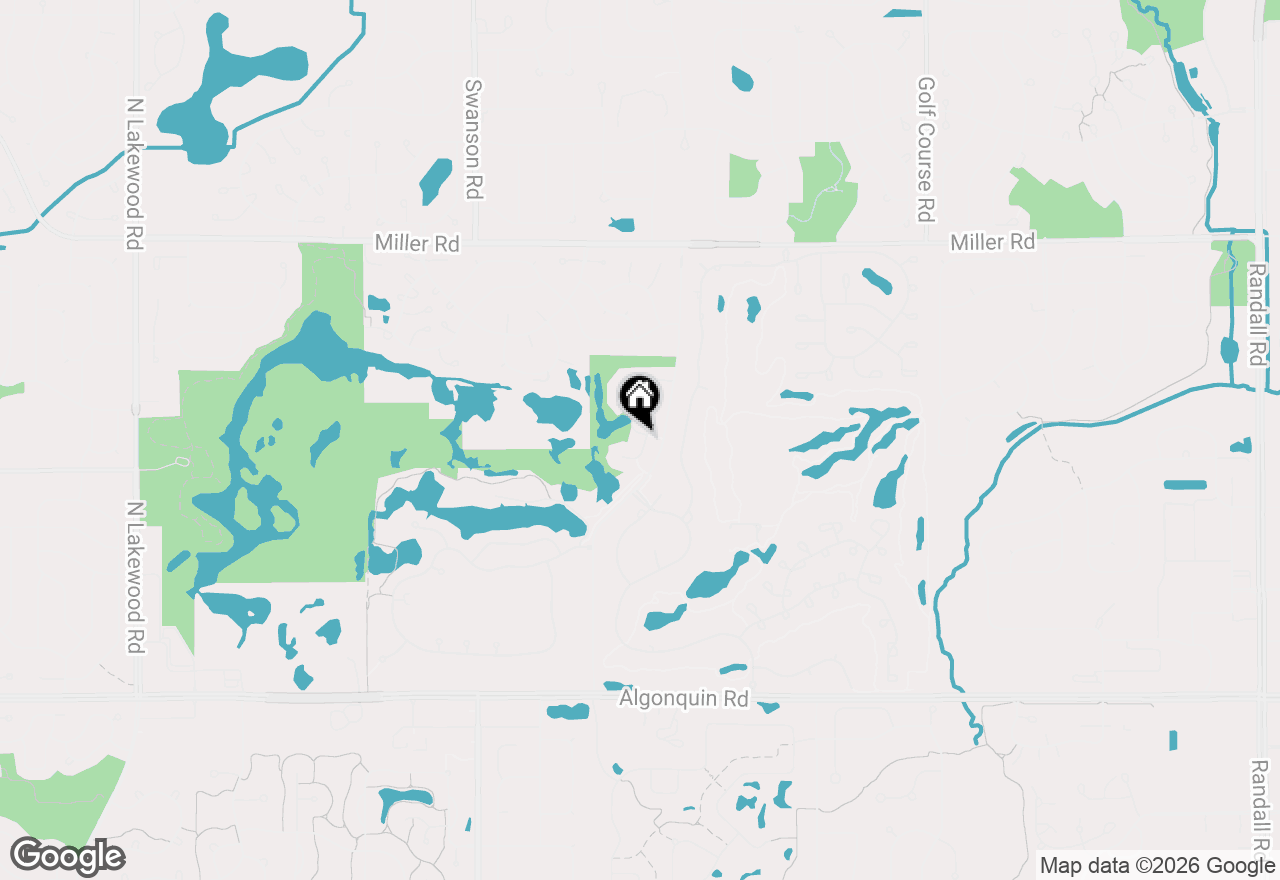 Map of 4051 Willow View Drive, Lake In The Hills, IL 60156