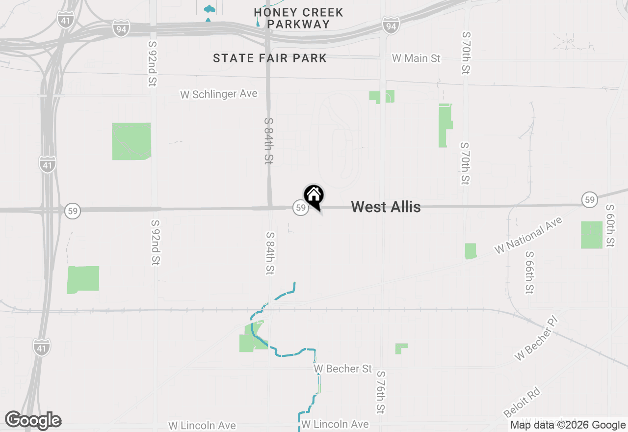 Map of 1423 S 81st St, West Allis, WI 53214