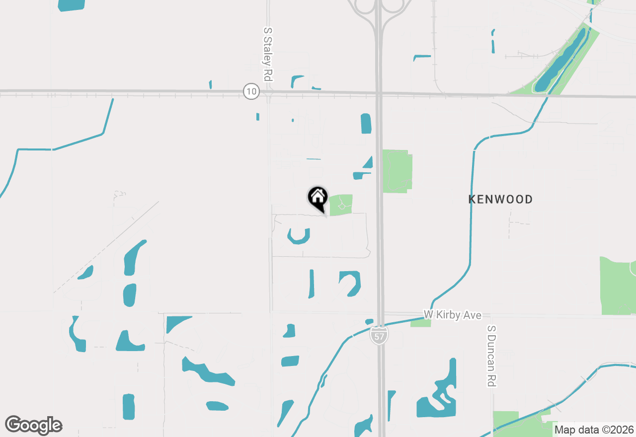 Map of 3906 Crail Road, Champaign, IL 61822