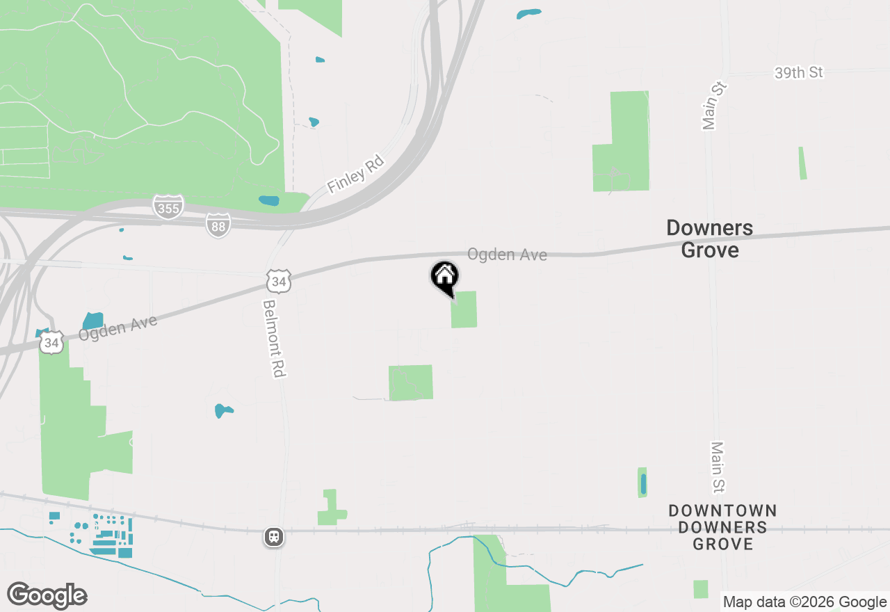 Map of 4440 Lee Avenue, Downers Grove, IL 60515