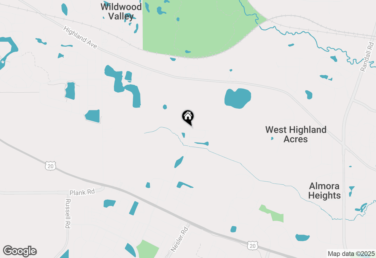 Map of 3808 Honeysuckle Lane, Elgin, IL 60124