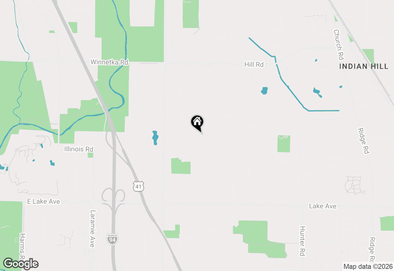 Map of 110 Woodley Road, Winnetka, IL 60093