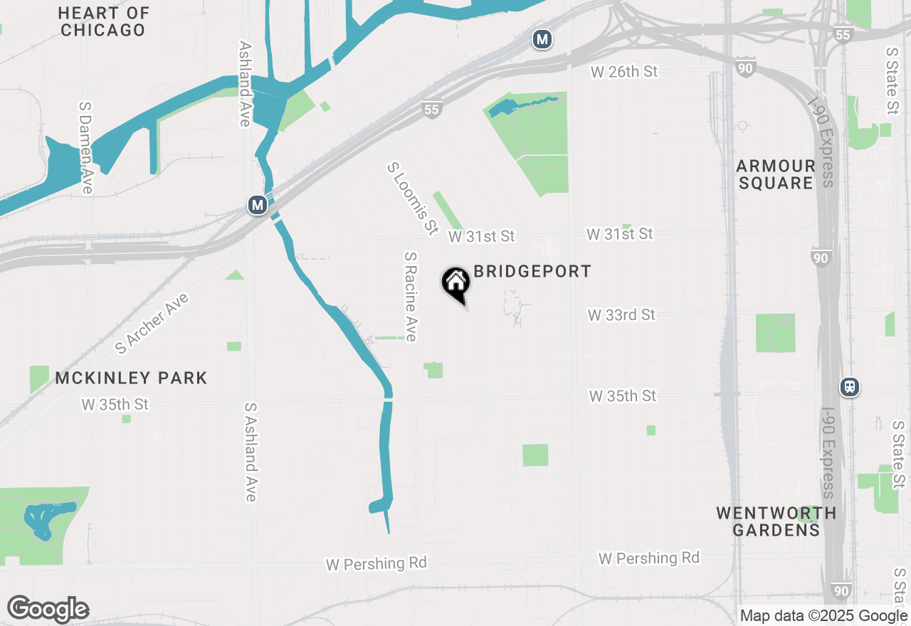 Map of 3245 S Aberdeen Street, Chicago, IL 60608