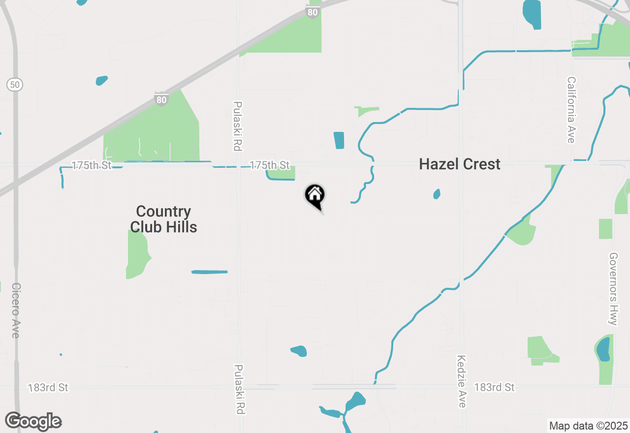 Map of 3651 177th Street, Country Club Hills, IL 60478