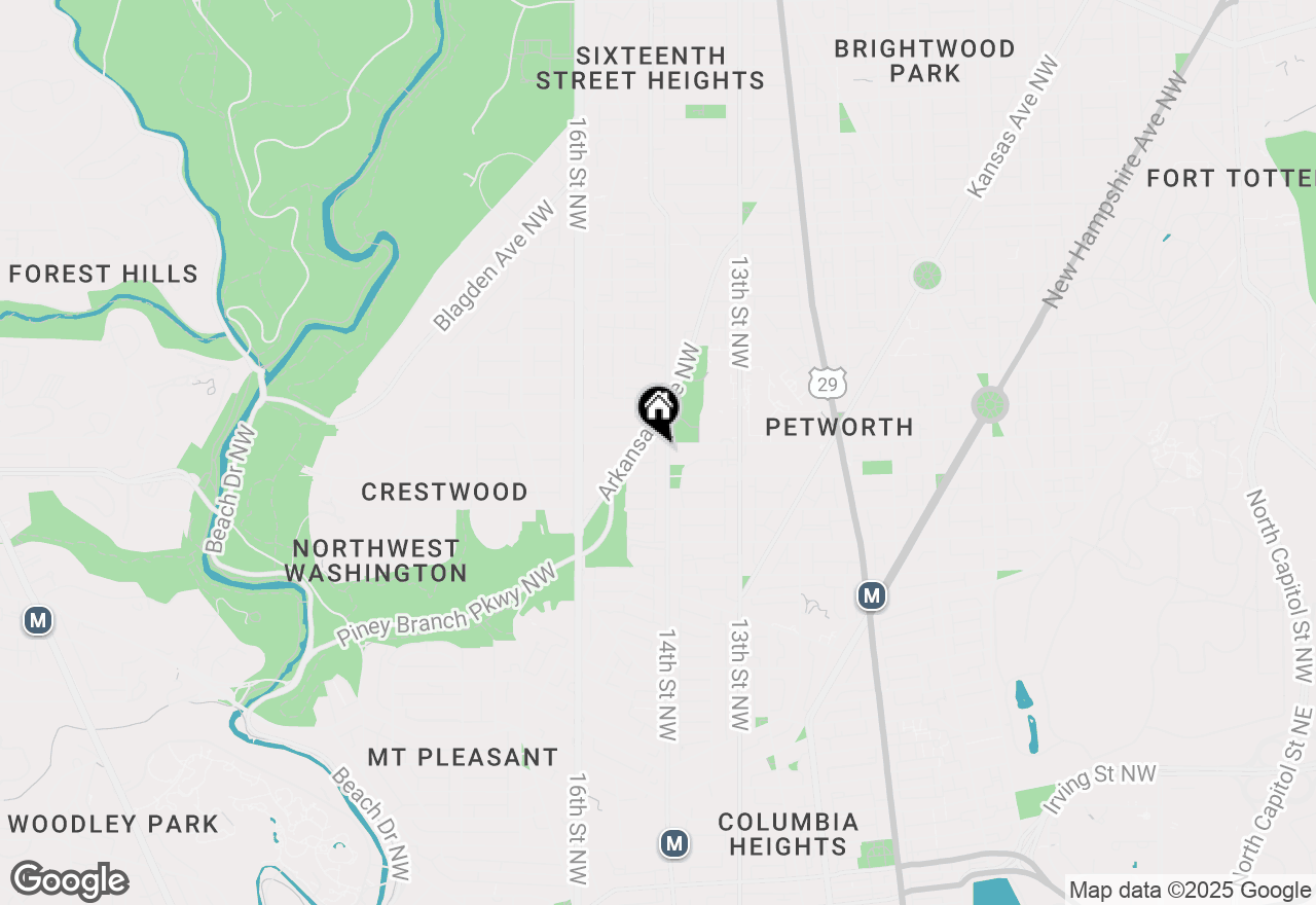Map of 4120 14th Street Nw #B2, Washington, DC 20011