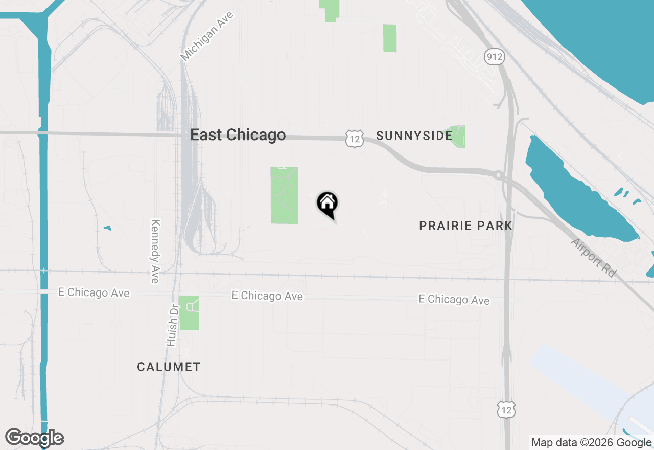Map of 4417 Elm Street, East Chicago, IN 46312