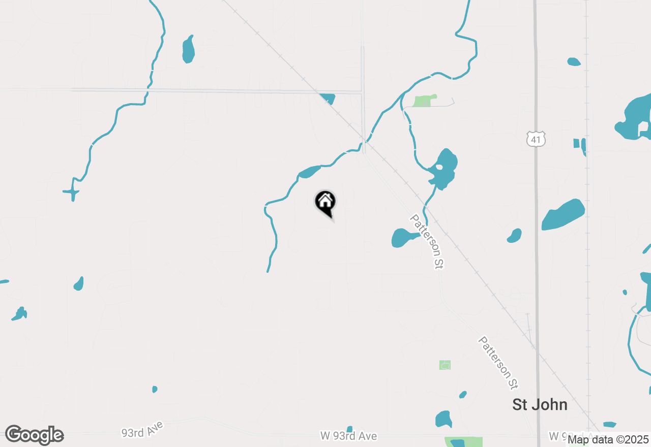 Map of 12680 Rosewood Court, St. John, IN 46373