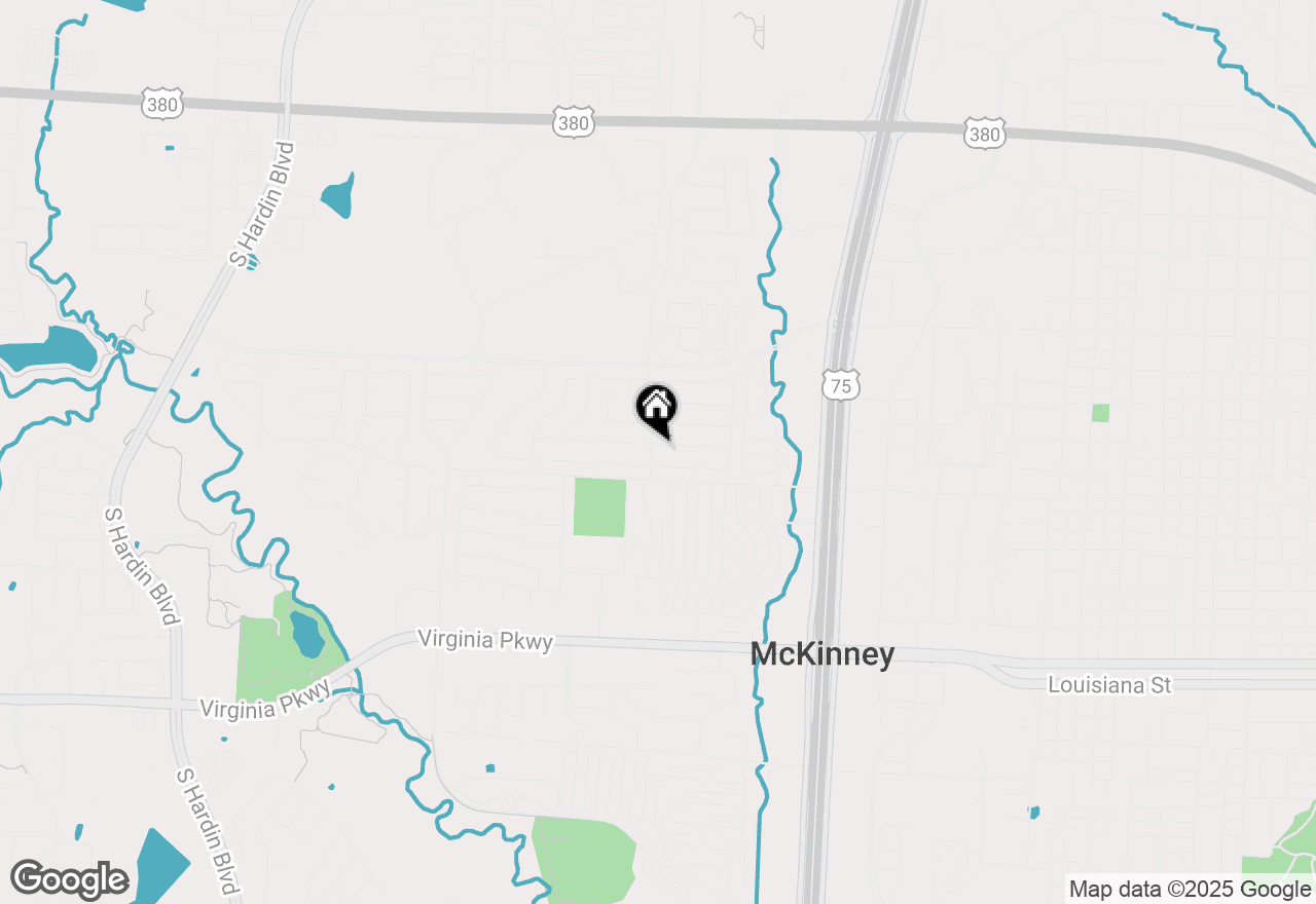 Map of 2429 Emerald Lane, Mckinney, TX 75071