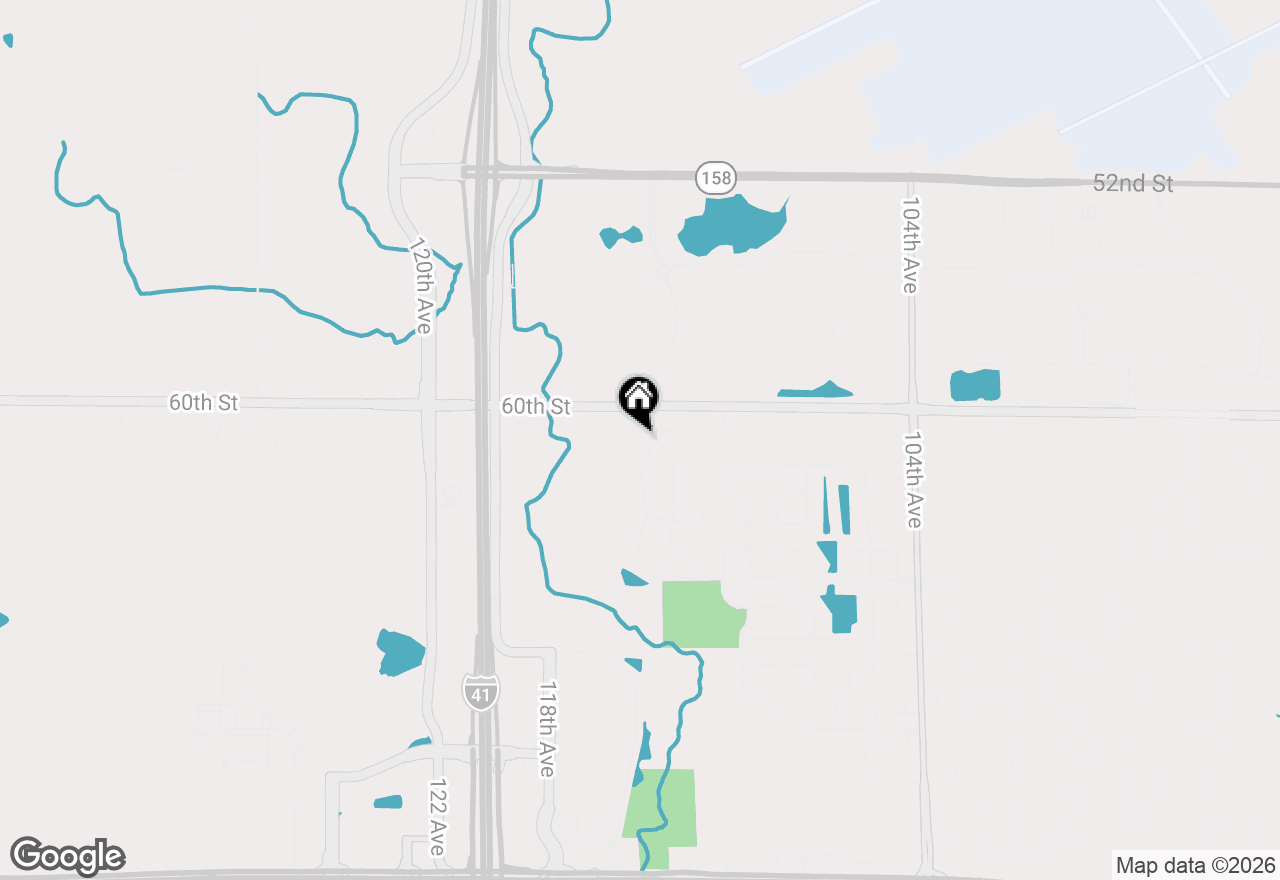 Map of 11511 60th Pl, Kenosha, WI 53142