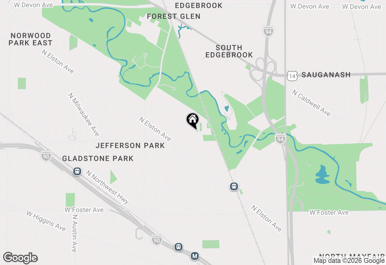 Map of 5642 N Lockwood Avenue, Chicago, IL 60646