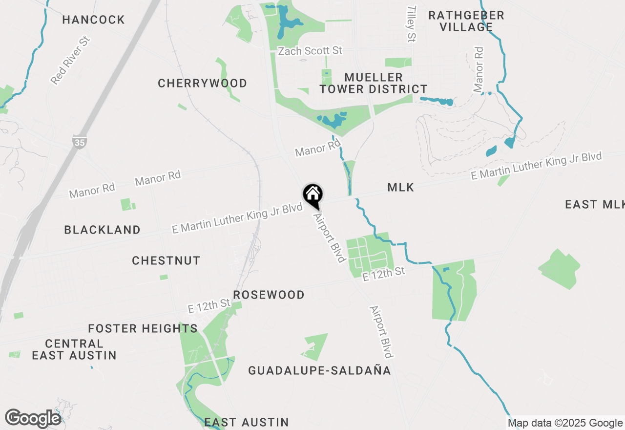 Map of 1809 Mckinley Ave, Austin, TX 78702