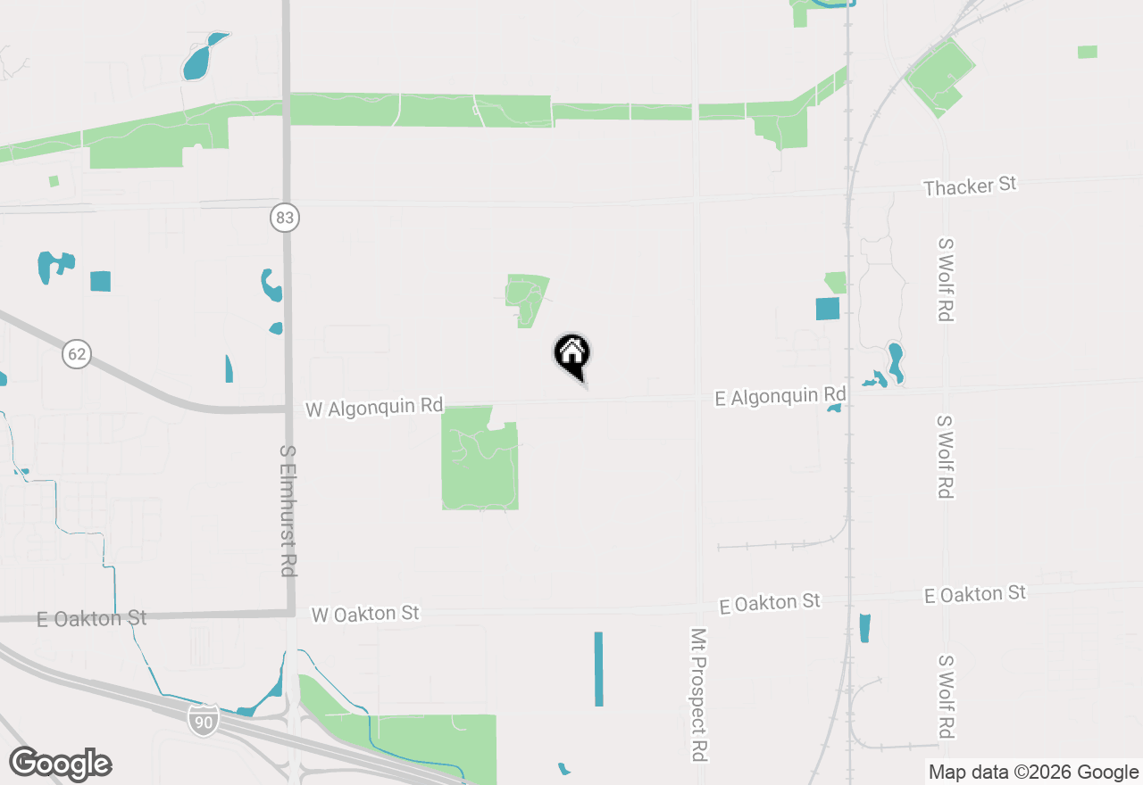 Map of 255 Leahy Circle S, Des Plaines, IL 60016