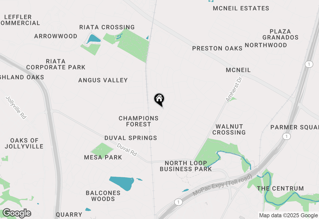 Map of 4504 Brown Bark Pl #A, Austin, TX 78727
