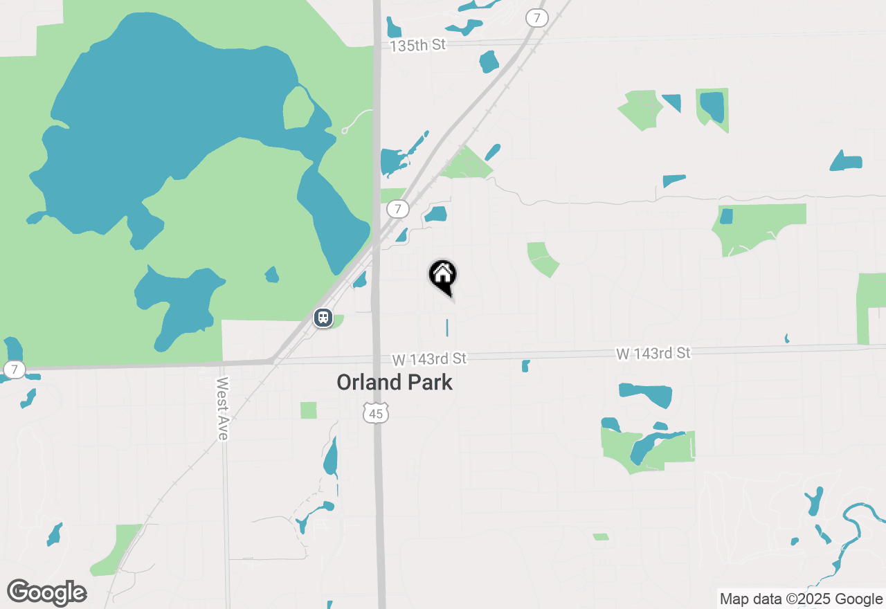 Map of 14019 John Humphrey Drive, Orland Park, IL 60462