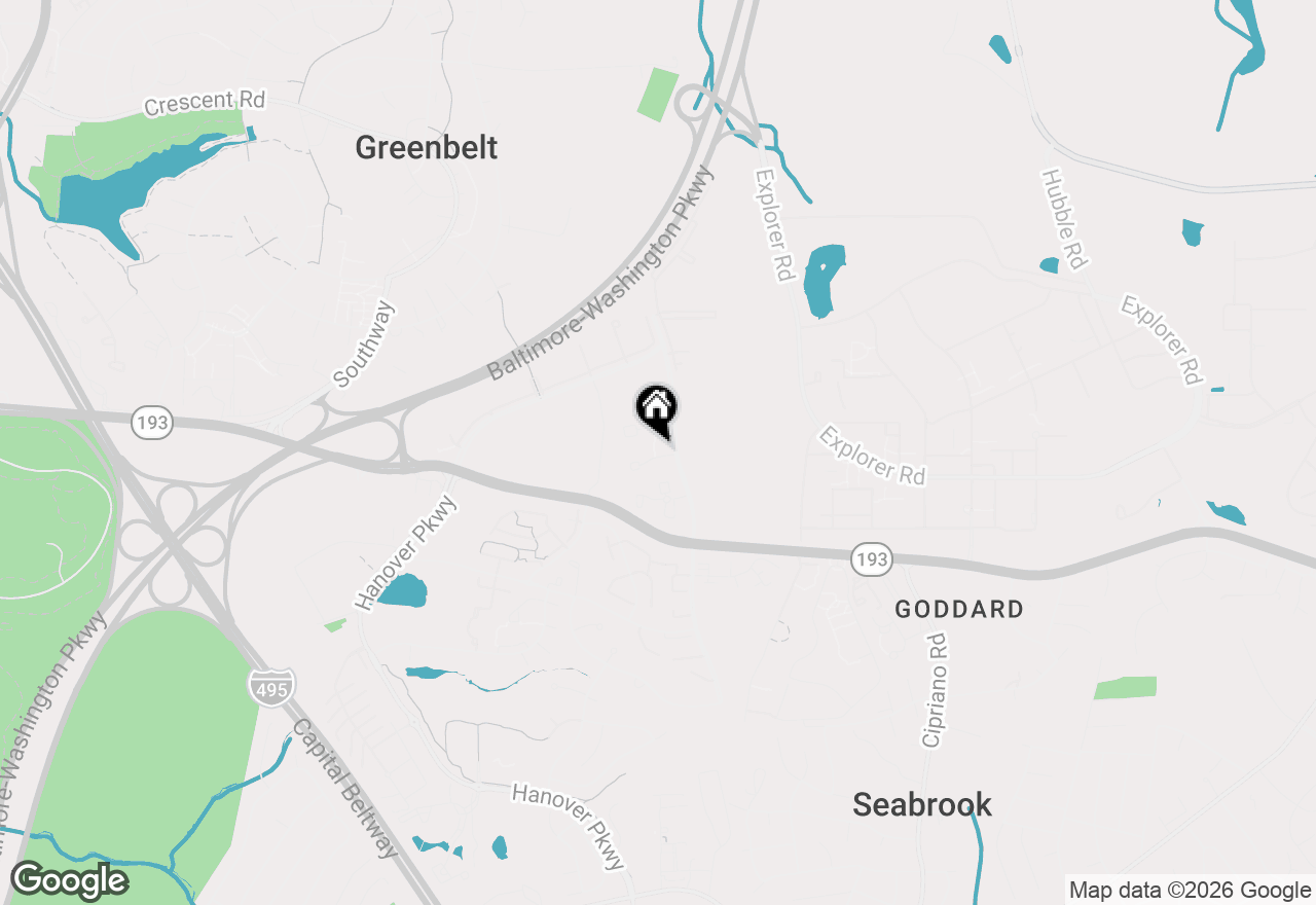 Map of 7632 Mandan Road, Greenbelt, MD 20770