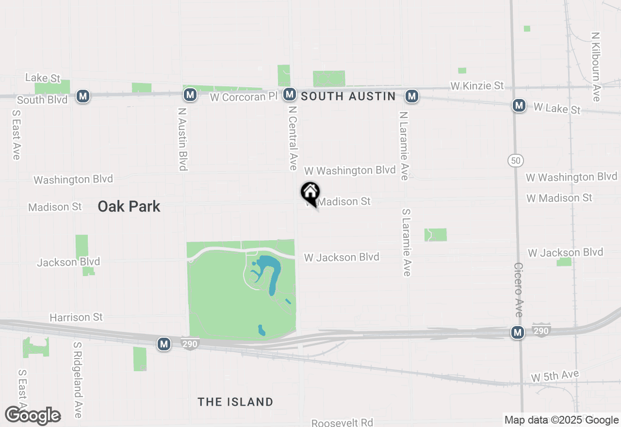 Map of (Address confidential), Chicago, Illinois 60644