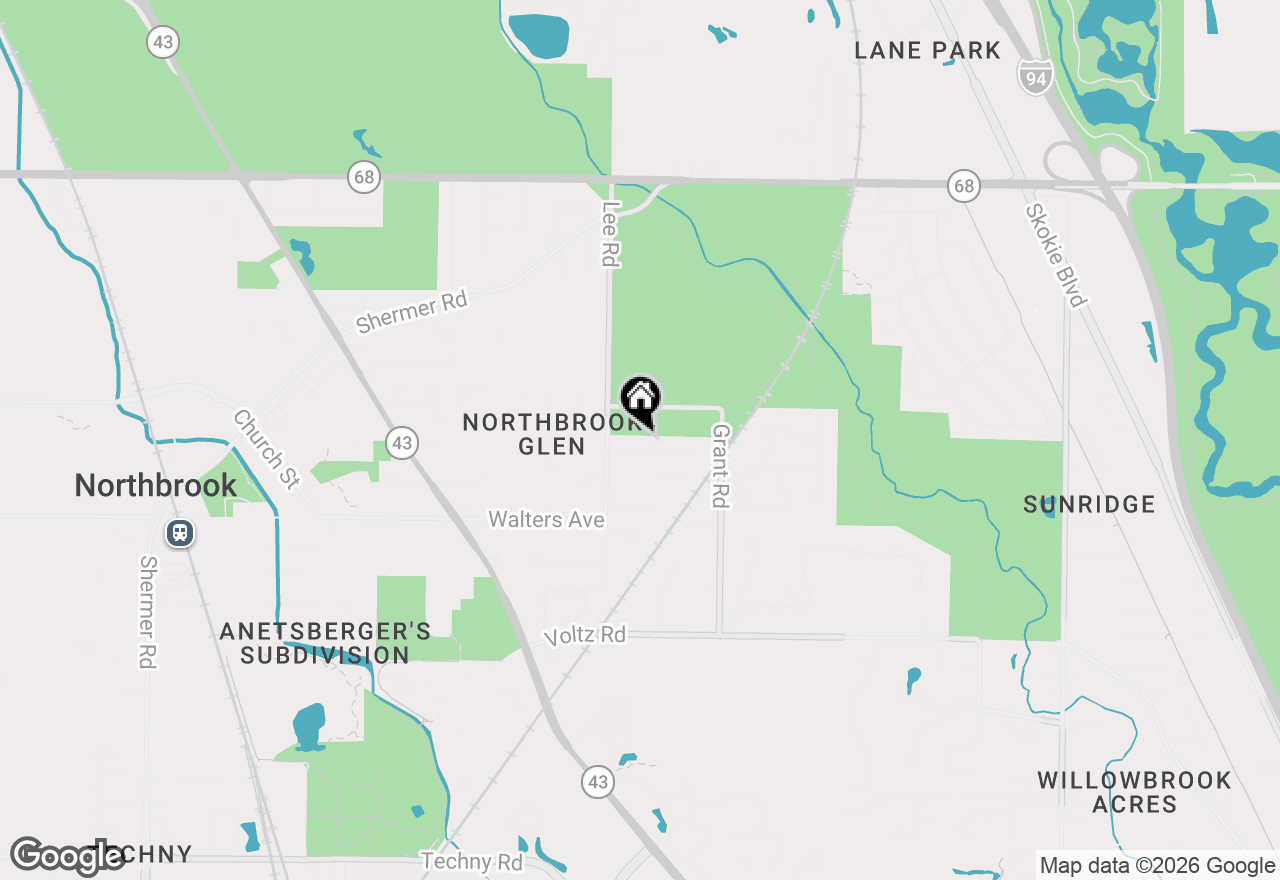 Map of 3 Hickory Lane, Northbrook, IL 60062