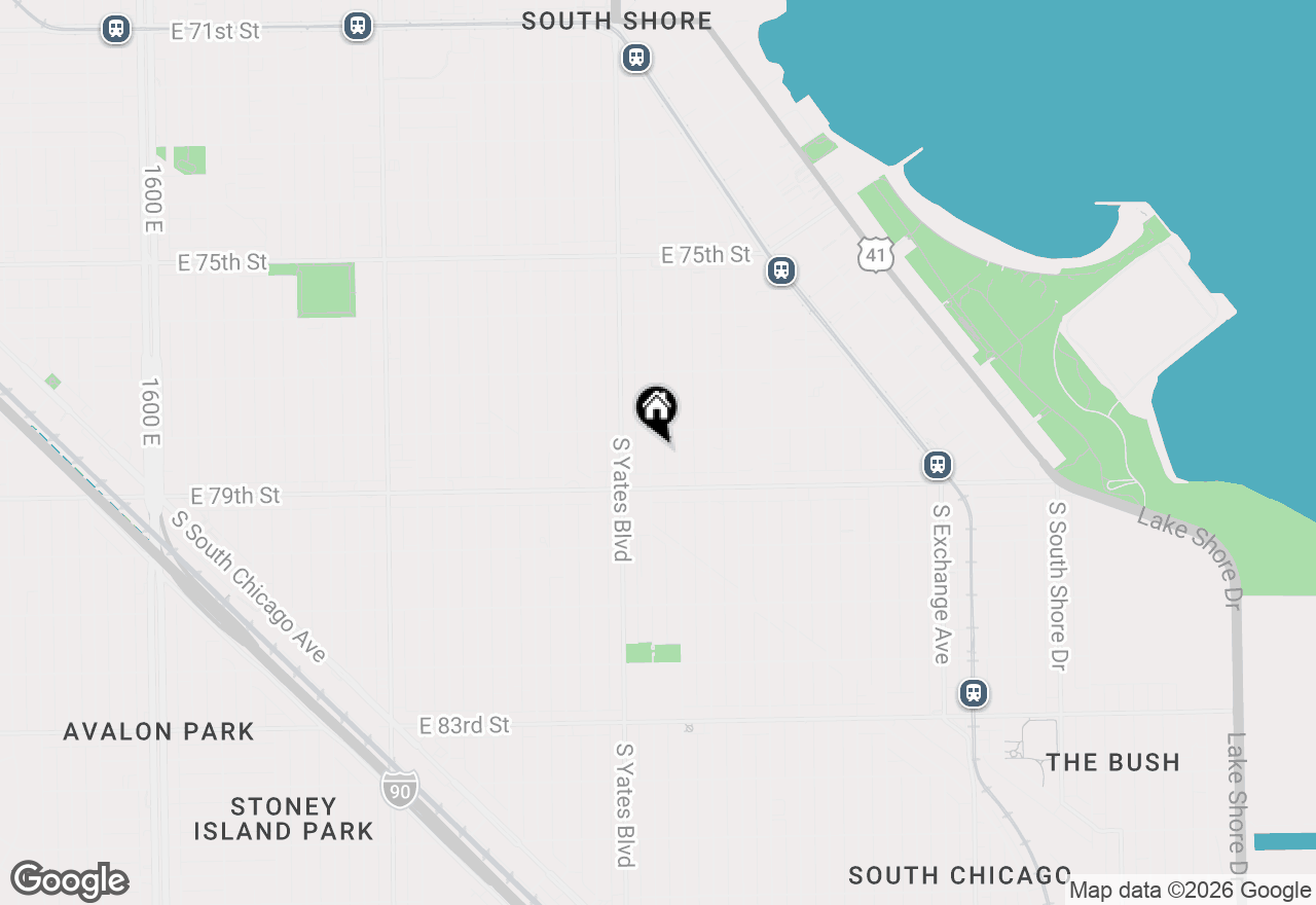 Map of 7821 S Phillips Avenue, Chicago, IL 60649