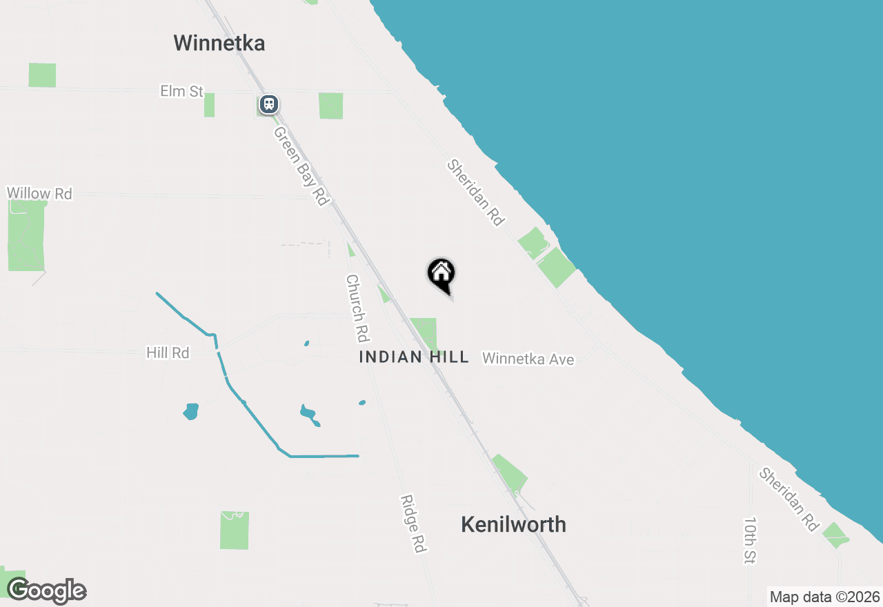 Map of (Address confidential), Winnetka, Illinois 60093