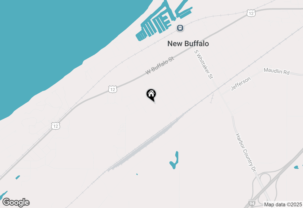 Map of 917 W Detroit Street, New Buffalo, MI 49117