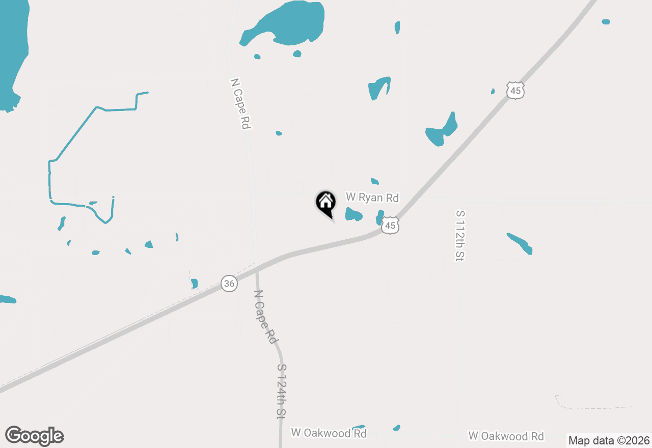 Map of 9561 S Sophia Ct, Franklin, WI 53132