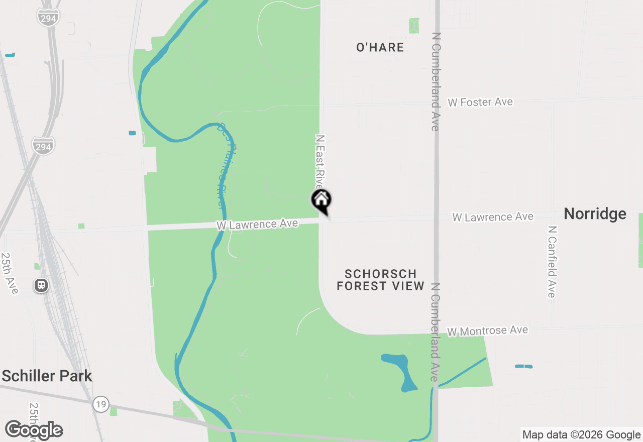 Map of 9514 W Lawrence Avenue #2406, Schiller Park, IL 60176